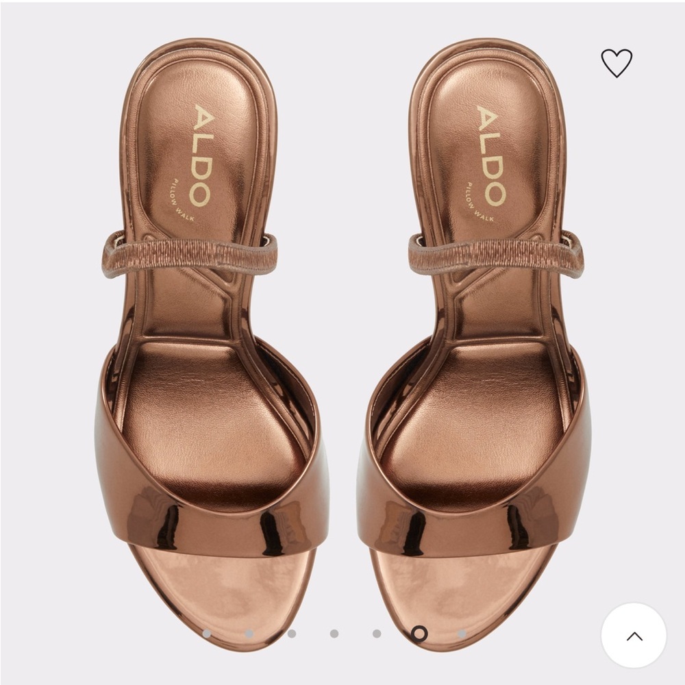 Aldo Brown Sandals Sleek Modern Design